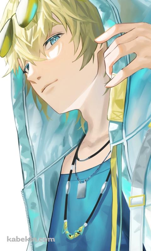 サングラスを頭にのせて冷ややかな視線を送るテキーラ / アークナイツのAndroidの壁紙(480px x 800px) スマホ用