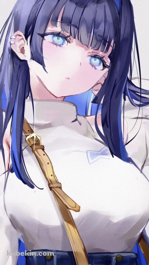 髪をかきあげるオーロ・クロニー / ホロライブ / バーチャルYouTuber / VtuberのAndroidの壁紙(480px x 854px) スマホ用
