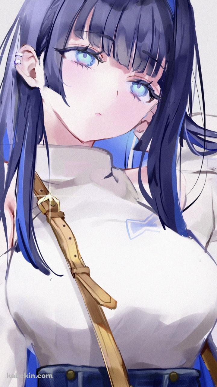 髪をかきあげるオーロ・クロニー / ホロライブ / バーチャルYouTuber / VtuberのAndroidの壁紙(720px x 1280px) スマホ用