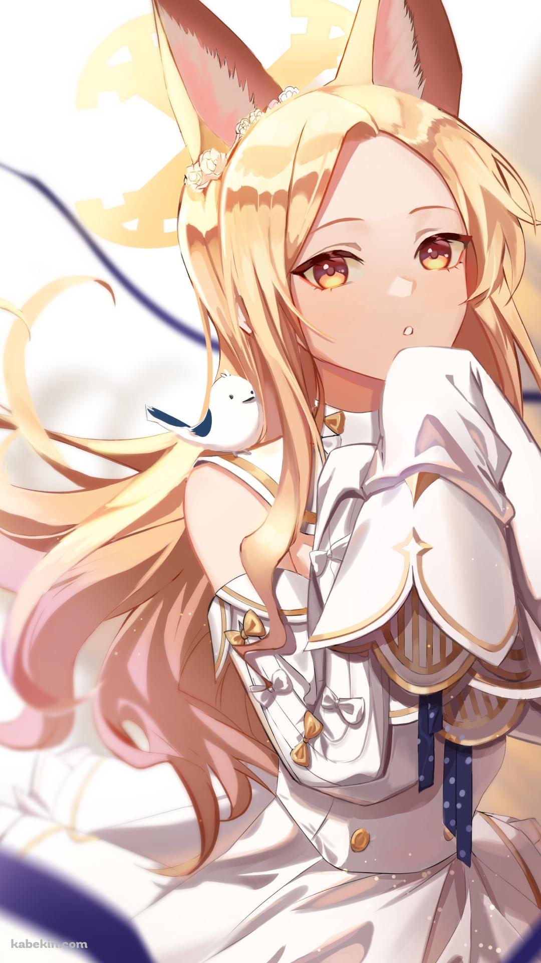 青いテープと百合園セイア / ブルアカ / ブルーアーカイブのAndroidの壁紙(1080px x 1920px) スマホ用