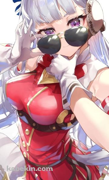 黒いサングラスをかけたゴールドシップ / ウマ娘プリティーダービーのAndroidの壁紙(360px x 592px) スマホ用