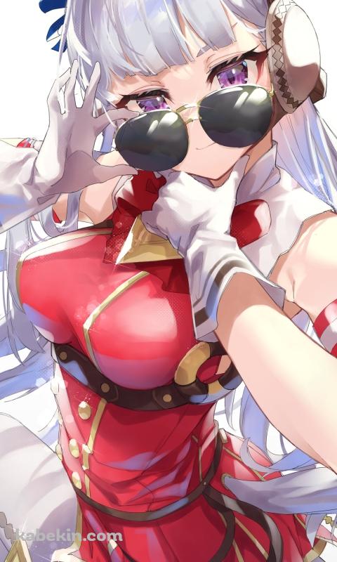 黒いサングラスをかけたゴールドシップ / ウマ娘プリティーダービーのAndroidの壁紙(480px x 800px) スマホ用