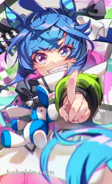 笑いながら指をさす可愛いツインターボ / ウマ娘プリティーダービーのAndroidの壁紙(360px x 592px) スマホ用