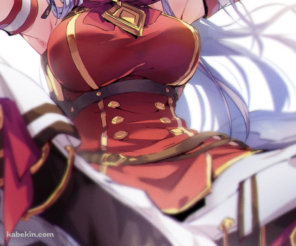 座って舌を出してドヤ顔のゴールドシップ / ウマ娘プリティーダービーのAndroidの壁紙(960px x 800px) スマホ用
