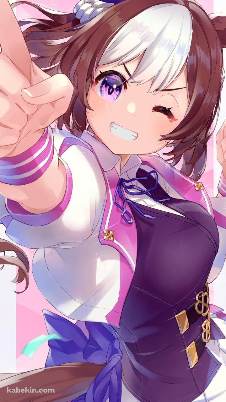 一等賞を目指す可愛いスペシャルウィーク / ウマ娘プリティーダービーのAndroidの壁紙(720px x 1280px) スマホ用