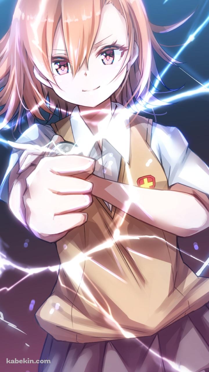 プニプニの可愛い御坂美琴 / とある科学の超電磁砲のAndroidの壁紙(720px x 1280px) スマホ用