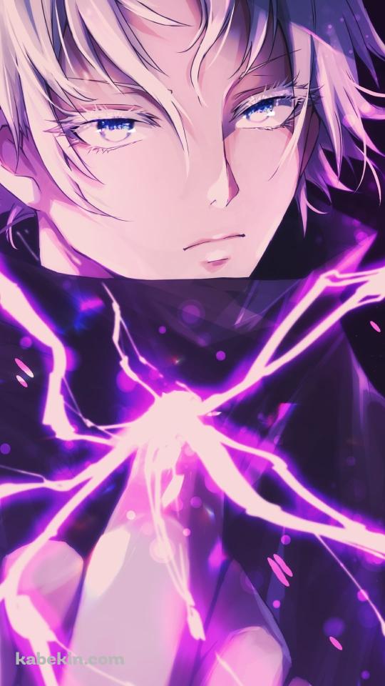 紫の閃光を放つ五条悟 / 呪術廻戦のAndroidの壁紙(540px x 960px) スマホ用