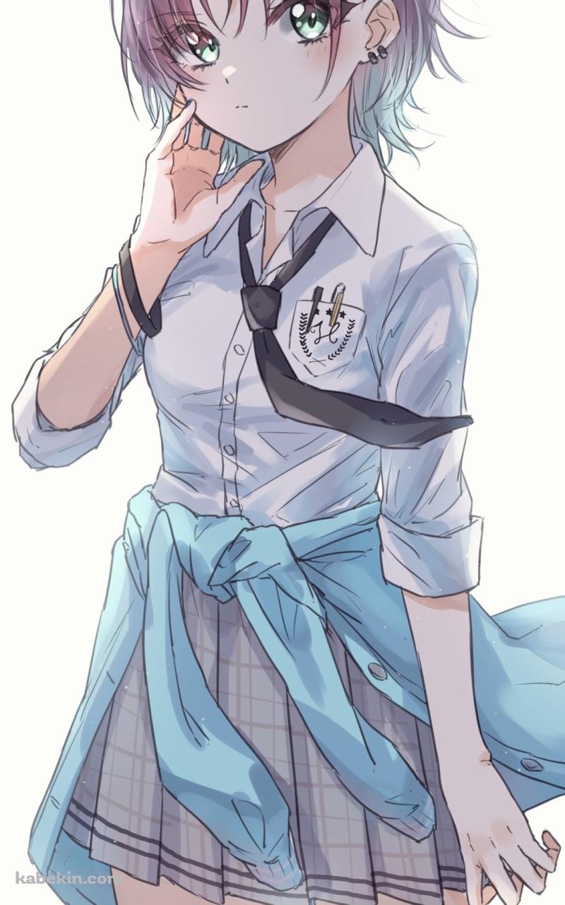 足を水に浸かる浅倉透 / アイドルマスターシャイニーカラーズのAndroidの壁紙(800px x 1280px) スマホ用