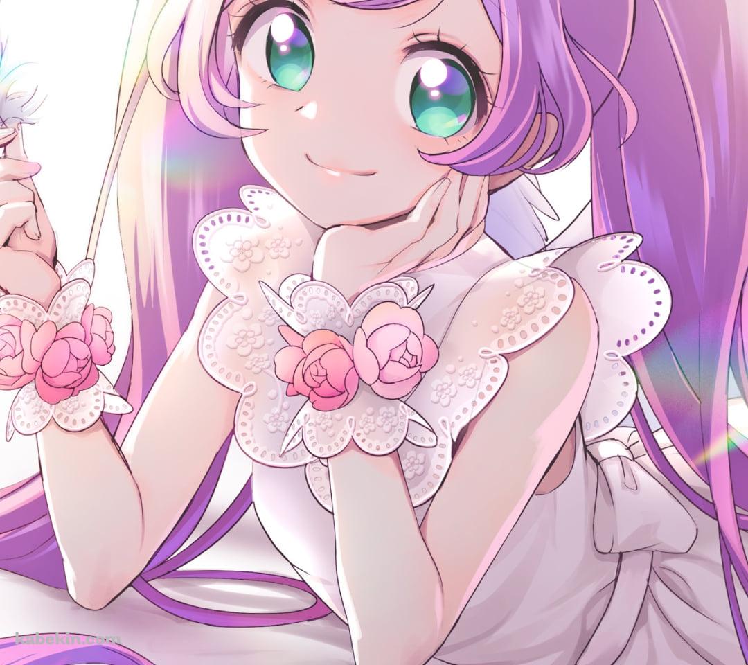 白い羽を持つ可愛い真中らぁら / プリパラのAndroidの壁紙(1080px x 960px) スマホ用