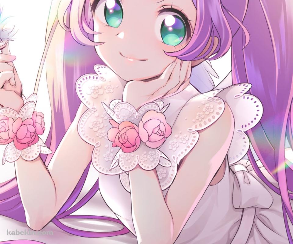 白い羽を持つ可愛い真中らぁら / プリパラのAndroidの壁紙(960px x 800px) スマホ用