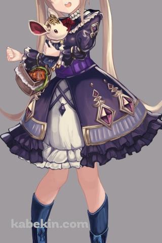 可愛いルナ / ネクロマンサー / シャドバ / シャドウバースのAndroidの壁紙(320px x 480px) スマホ用
