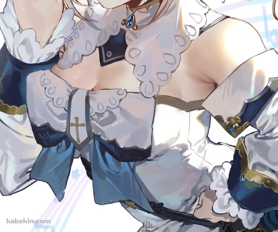 ウィンクして挨拶する可愛いバーバラ / 原神のAndroidの壁紙(960px x 800px) スマホ用