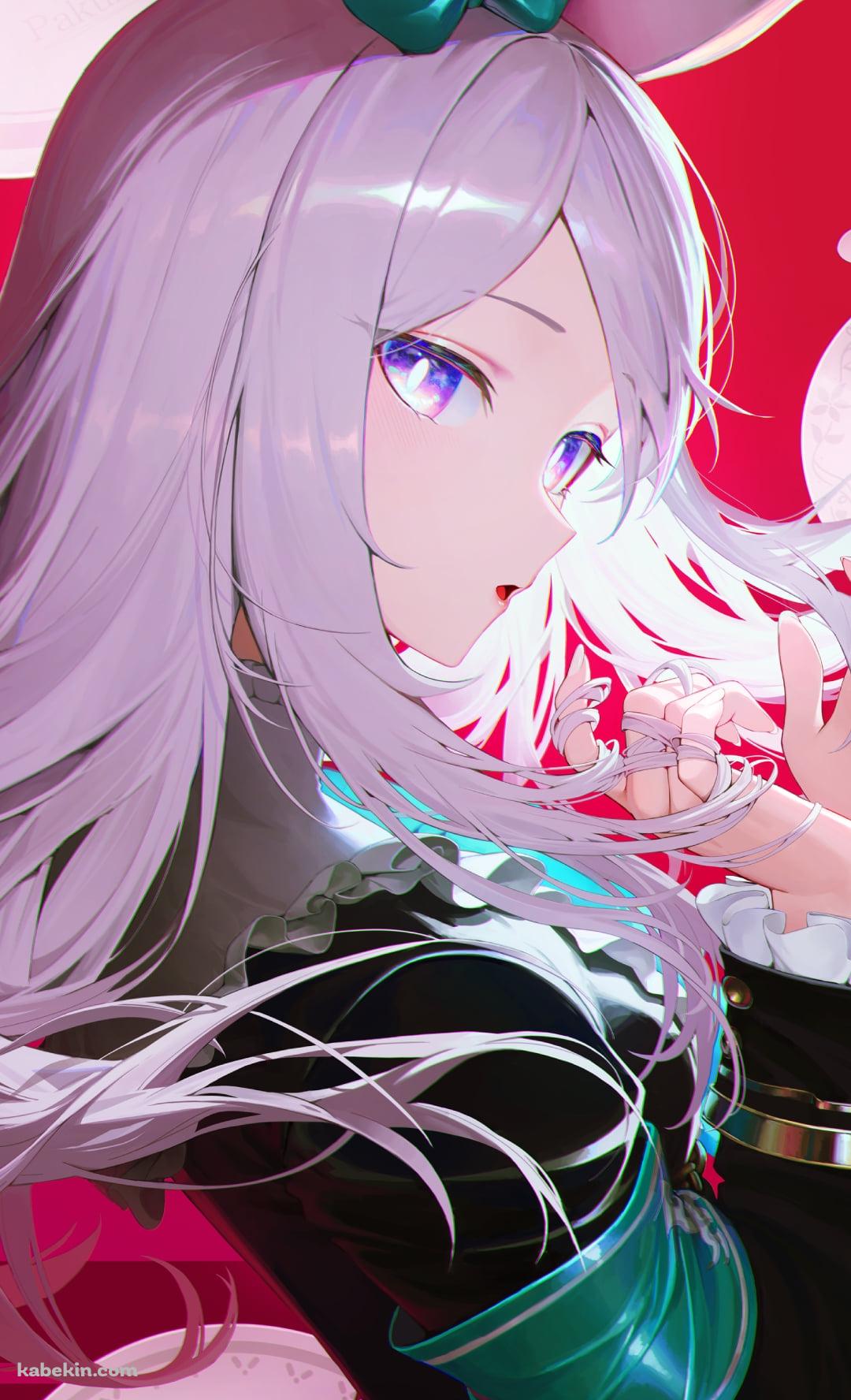 左右の髪を触って振り向くメジロマックイーン / ウマ娘プリティーダービーのAndroidの壁紙(1080px x 1776px) スマホ用