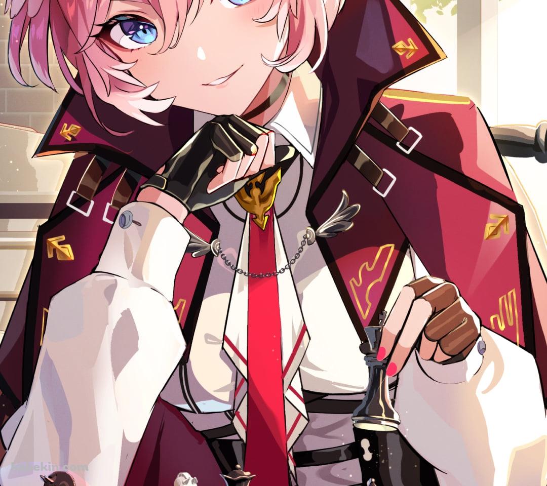 チェスをする鷹嶺ルイ / ホロライブ / バーチャルYouTuber / VtuberのAndroidの壁紙(1080px x 960px) スマホ用