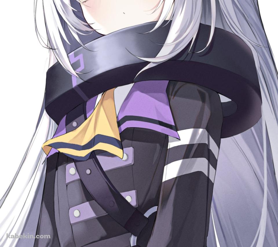 ほっぺたを赤らめてこちらを見つめるラプラス・ダークネス / ホロライブ / バーチャルYouTuber / VtuberのAndroidの壁紙(960px x 854px) スマホ用