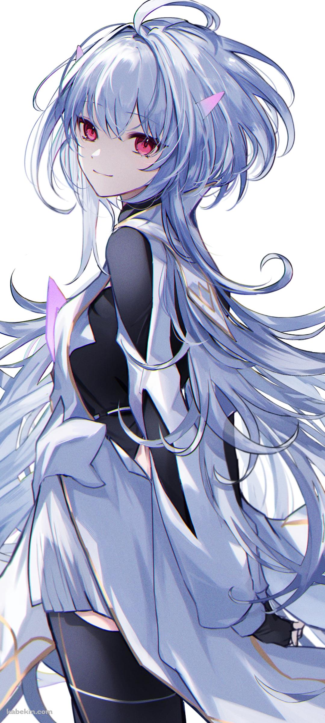後ろ手を組みこちらを見つめるプロトマーリン / fate/grand orderのAndroidの壁紙(1080px x 2400px) スマホ用