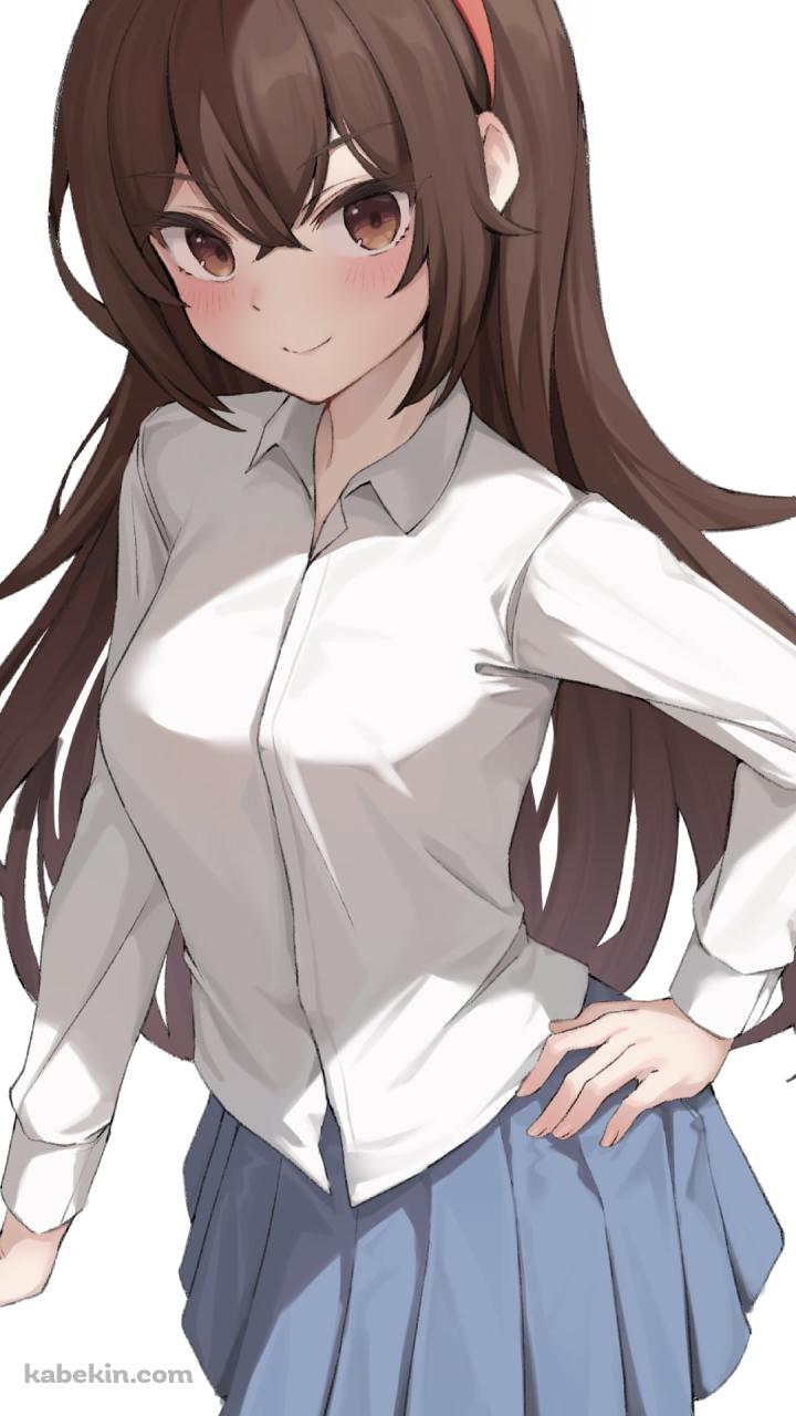 制服姿の可愛いアンバー / 原神のAndroidの壁紙(720px x 1280px) スマホ用