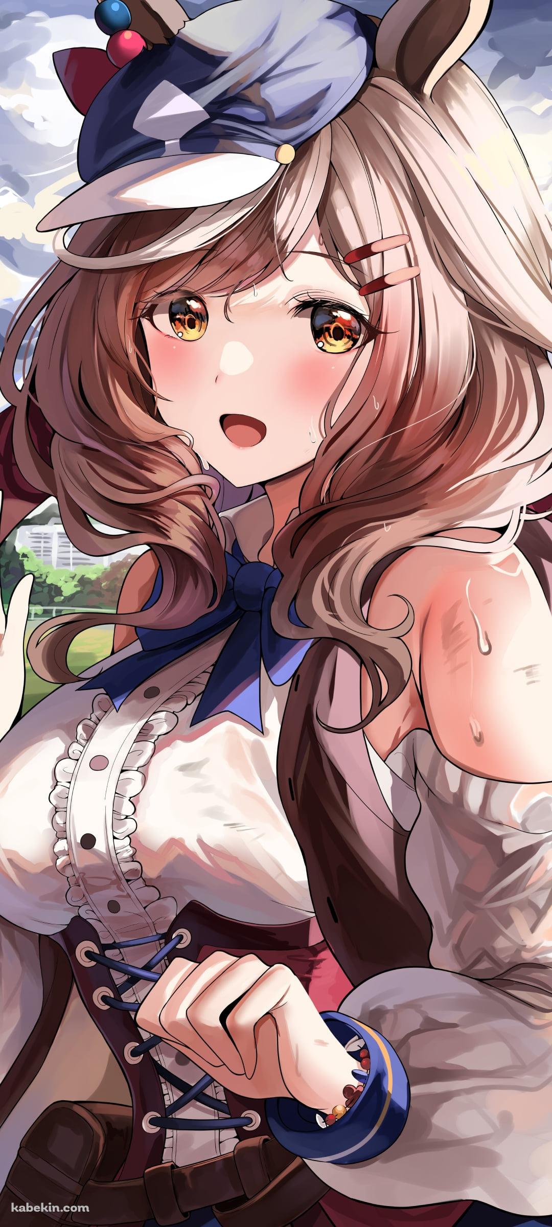レース後、手を振るマチカネタンホイザ / ウマ娘プリティーダービーのAndroidの壁紙(1080px x 2400px) スマホ用