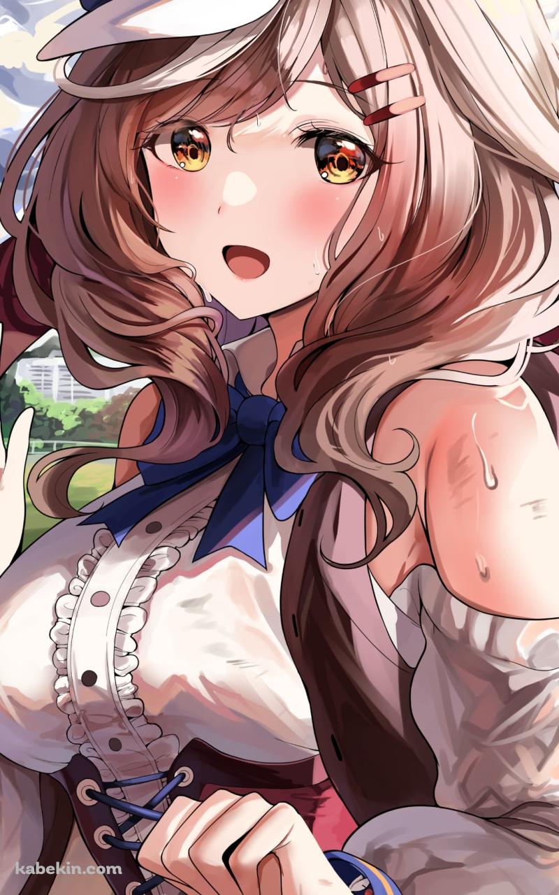 レース後、手を振るマチカネタンホイザ / ウマ娘プリティーダービーのAndroidの壁紙(800px x 1280px) スマホ用
