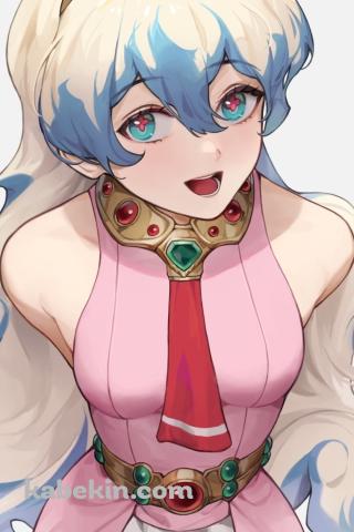 笑顔のニア・テッペリン / 天元突破グレンラガンのAndroidの壁紙(320px x 480px) スマホ用