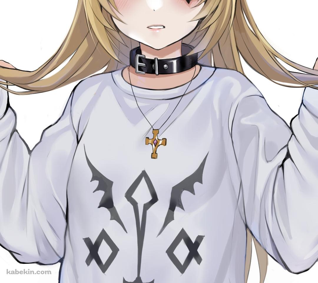 両方の髪を持つ普段着のフィッシュル / 原神のAndroidの壁紙(1080px x 960px) スマホ用