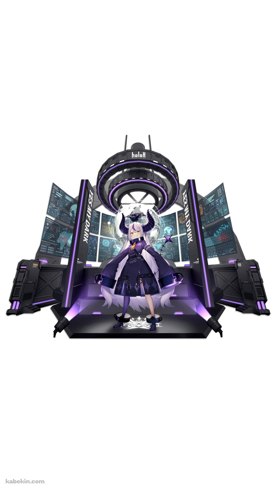 スポットライトを浴びるラプラス・ダークネス / YES MY DARK / ホロライブ / バーチャルYouTuber / VtuberのAndroidの壁紙(1080px x 1920px) スマホ用