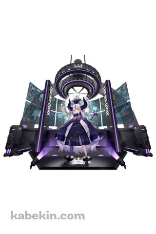 スポットライトを浴びるラプラス・ダークネス / YES MY DARK / ホロライブ / バーチャルYouTuber / VtuberのAndroidの壁紙(320px x 480px) スマホ用