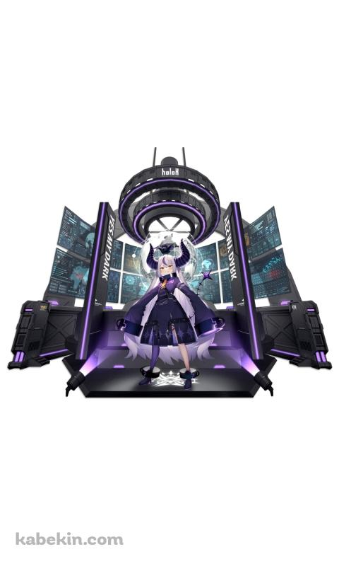 スポットライトを浴びるラプラス・ダークネス / YES MY DARK / ホロライブ / バーチャルYouTuber / VtuberのAndroidの壁紙(480px x 800px) スマホ用