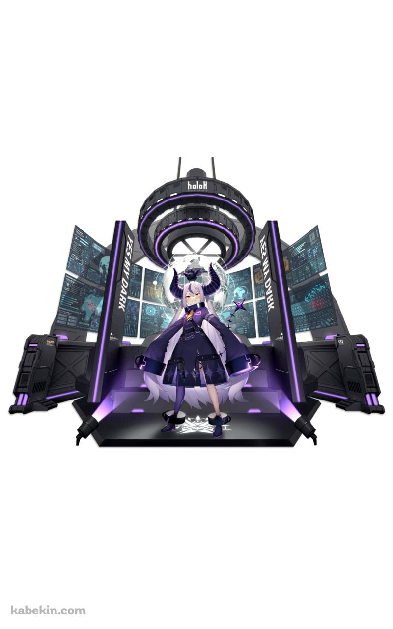 スポットライトを浴びるラプラス・ダークネス / YES MY DARK / ホロライブ / バーチャルYouTuber / VtuberのAndroidの壁紙(800px x 1280px) スマホ用