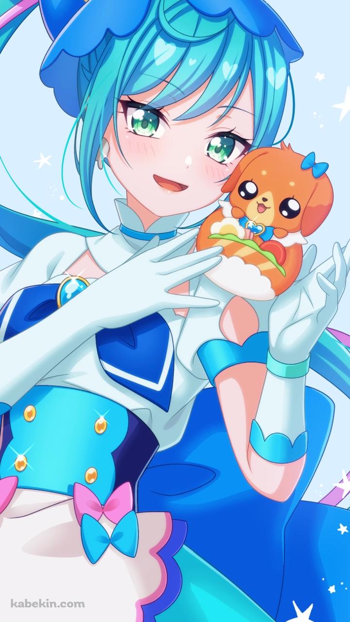 パムパムと芙羽ここね / キュアスパイシー / デリシャスパーティ♡プリキュアのAndroidの壁紙(720px x 1280px) スマホ用