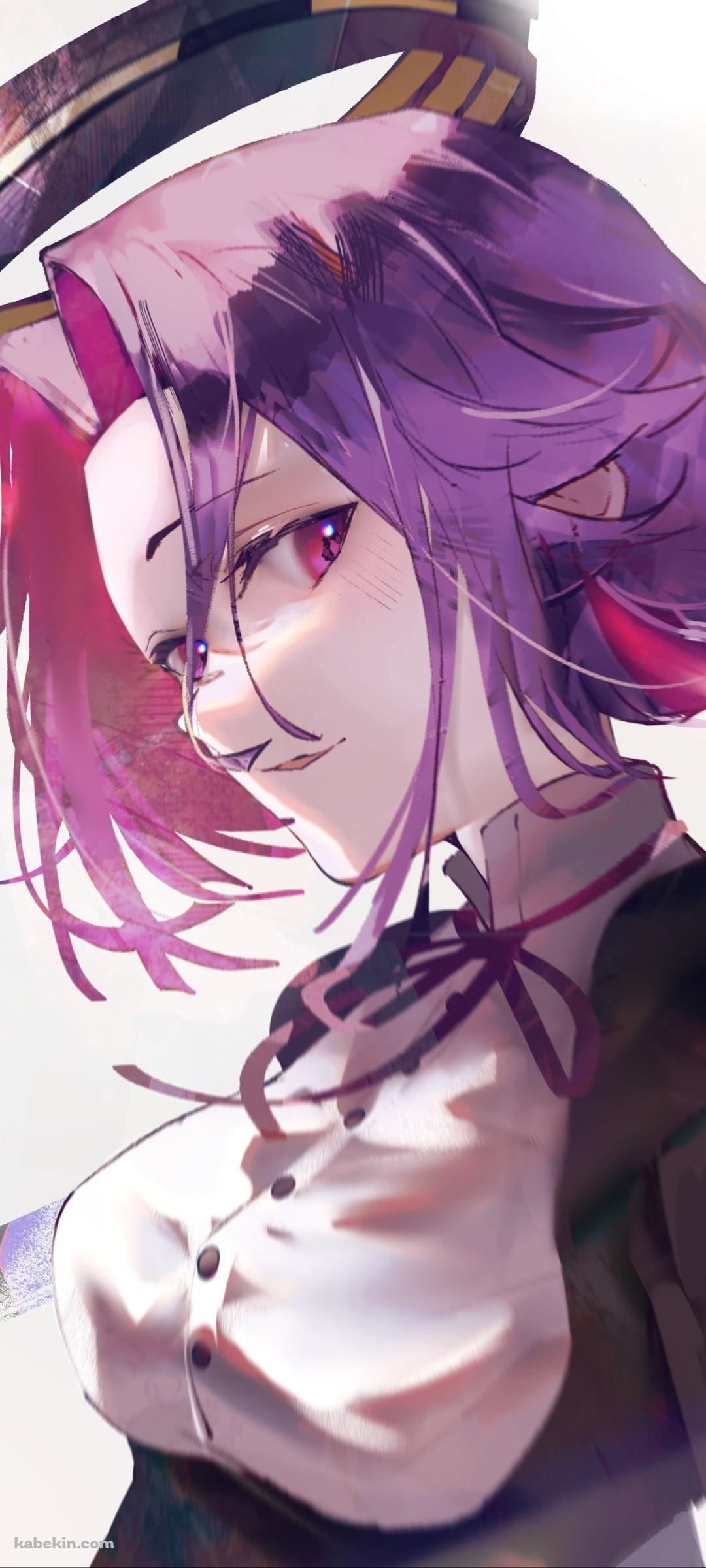 こちらを見つめる龍田(たつた) / 艦隊これくしょんのAndroidの壁紙(1080px x 2400px) スマホ用