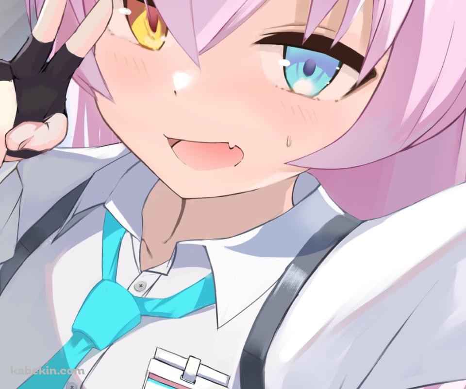 セルフィーを撮る小鳥遊ホシノ / ブルアカ / ブルーアーカイブのAndroidの壁紙(960px x 800px) スマホ用