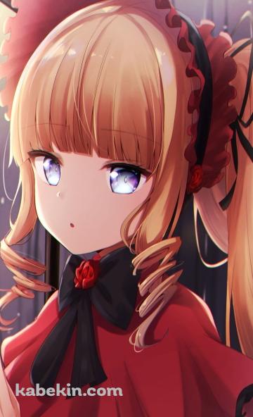 こちらを見つめる真紅 / 黒いリボン / ローゼンメイデンのAndroidの壁紙(360px x 592px) スマホ用