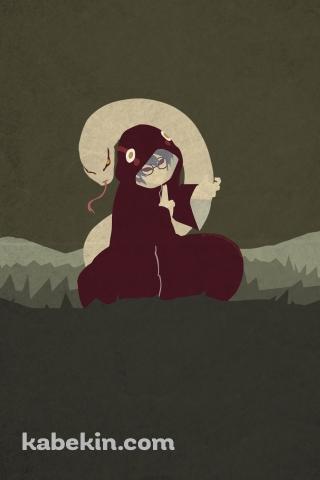 かっこいい薬師カブト / ナルト / NARUTOのAndroidの壁紙(320px x 480px) スマホ用