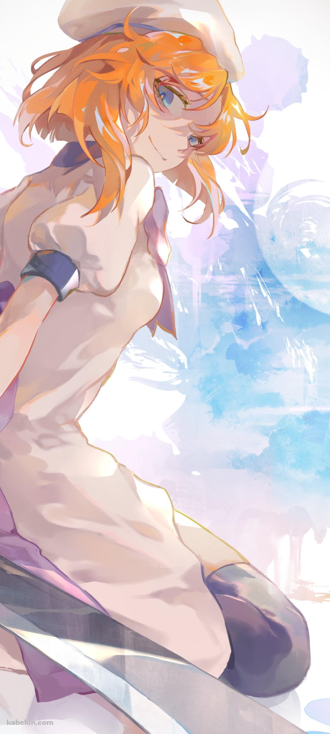 こちらを見て笑う竜宮レナ / ひぐらしのなく頃にのAndroidの壁紙(1080px x 2400px) スマホ用