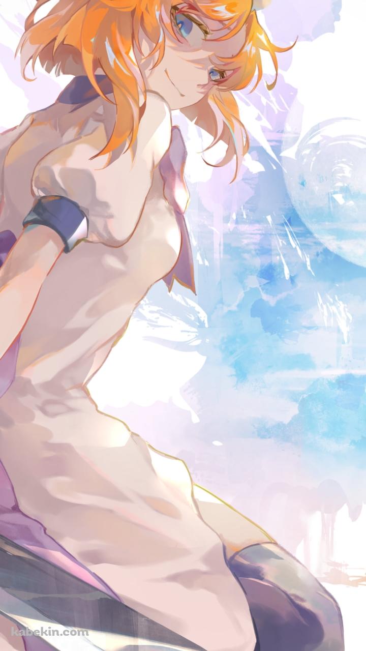 こちらを見て笑う竜宮レナ / ひぐらしのなく頃にのAndroidの壁紙(720px x 1280px) スマホ用