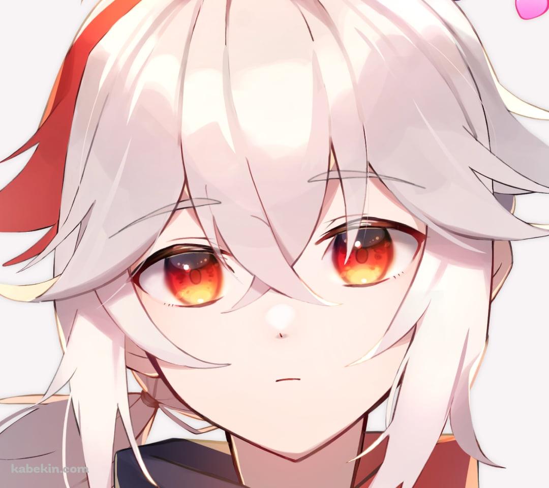 不思議そうな楓原万葉（かえではらかずは） / 原神のAndroidの壁紙(1080px x 960px) スマホ用
