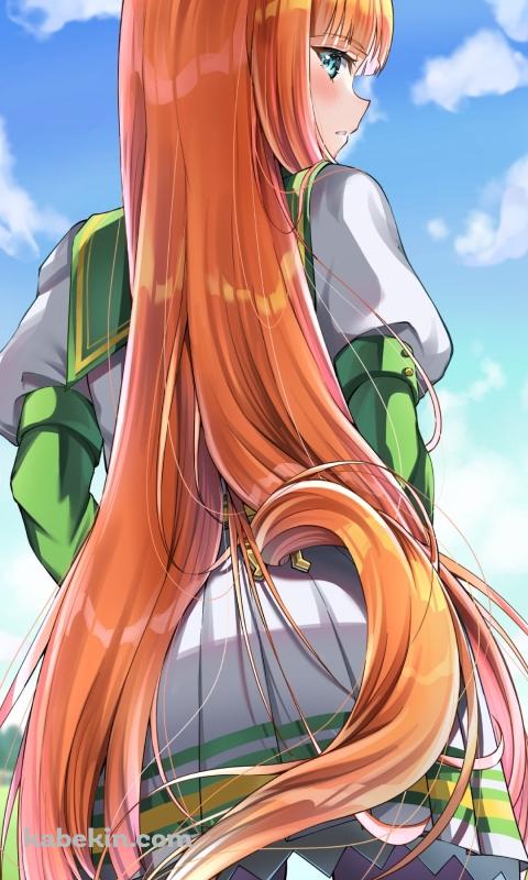 馬場に立ち振り返るサイレンススズカ / ウマ娘プリティーダービーのAndroidの壁紙(480px x 800px) スマホ用