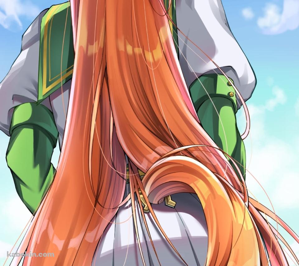 馬場に立ち振り返るサイレンススズカ / ウマ娘プリティーダービーのAndroidの壁紙(960px x 854px) スマホ用