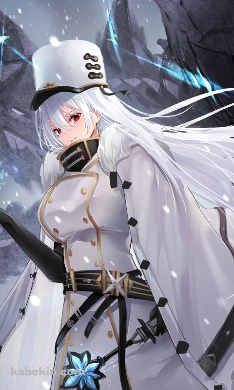 白いドレスを着たソビエツカヤ・ロシア / 綺麗 / アズールレーンのAndroidの壁紙(480px x 800px) スマホ用
