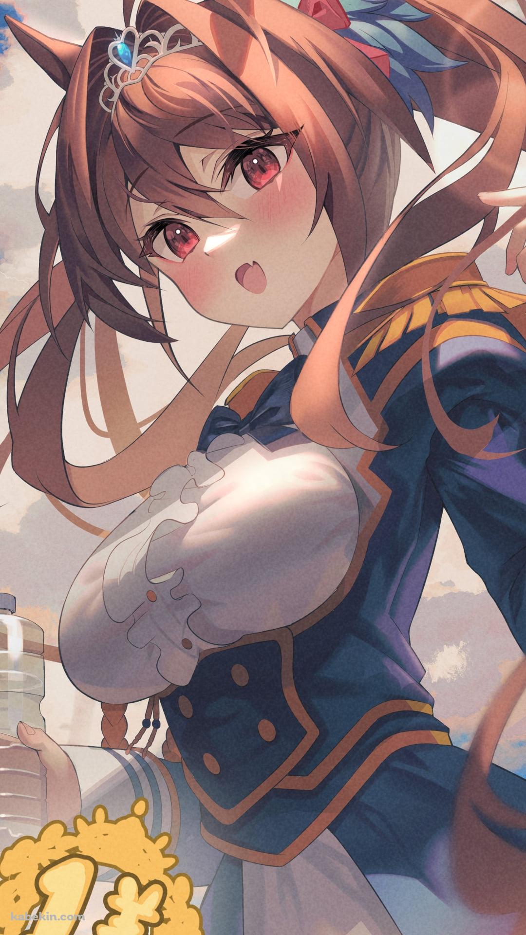1着で喜ぶ可愛いダイワスカーレット / ウマ娘プリティーダービーのAndroidの壁紙(1080px x 1920px) スマホ用