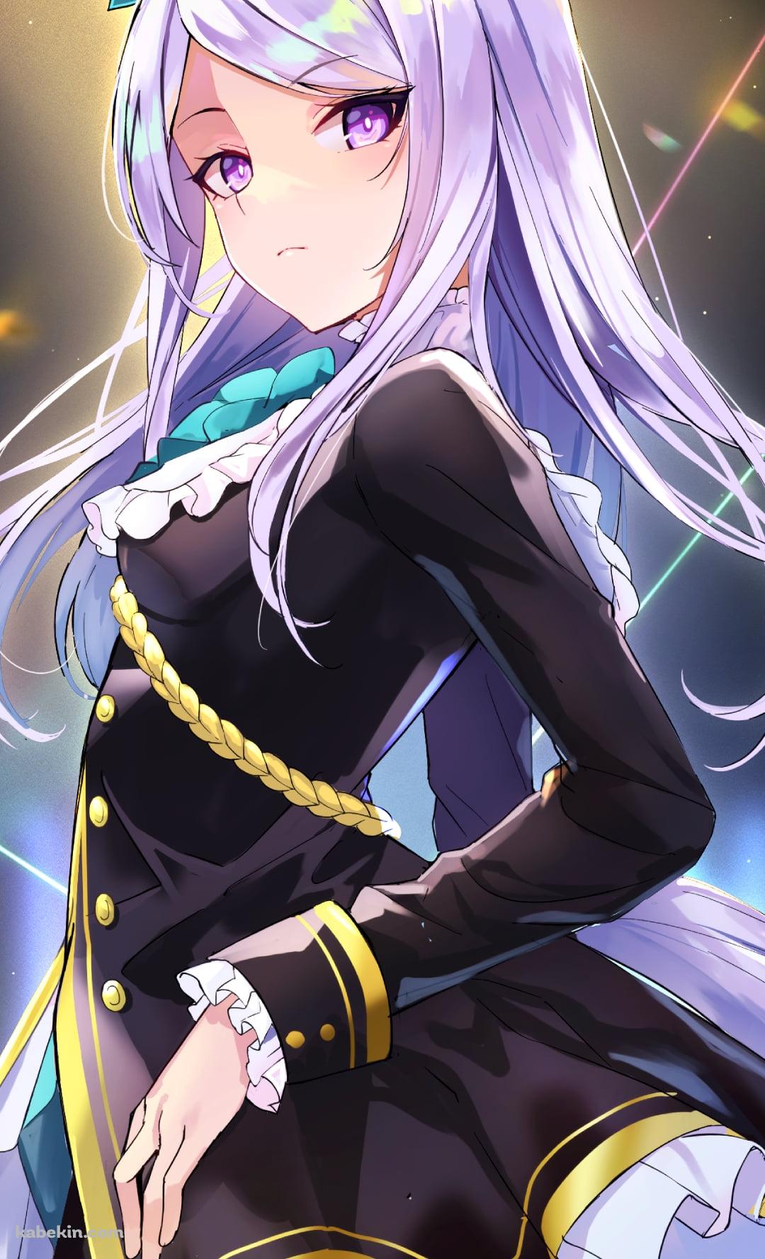 キラキラ光るステージ上で振り向く綺麗なメジロマックイーン / ウマ娘プリティーダービーのAndroidの壁紙(1080px x 1776px) スマホ用
