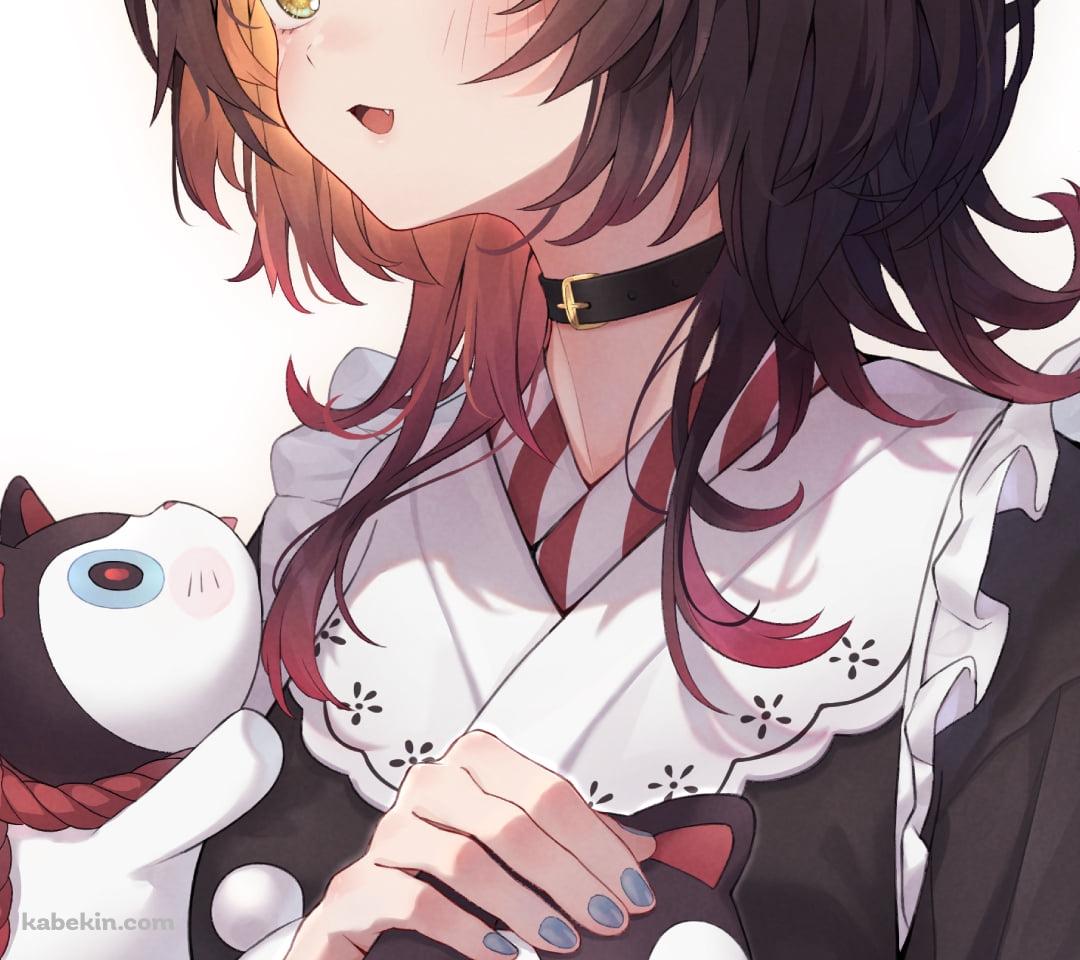 猫をなでる戌亥とこ / にじさんじ / バーチャルYouTuber / VtuberのAndroidの壁紙(1080px x 960px) スマホ用