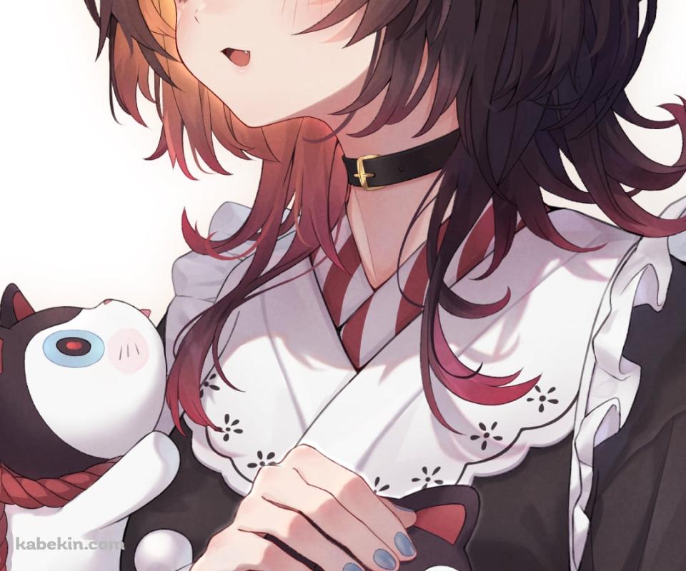 猫をなでる戌亥とこ / にじさんじ / バーチャルYouTuber / VtuberのAndroidの壁紙(960px x 800px) スマホ用