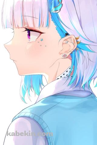 リゼ・ヘルエスタの横顔 / にじさんじ / バーチャルYouTuber / VtuberのAndroidの壁紙(320px x 480px) スマホ用