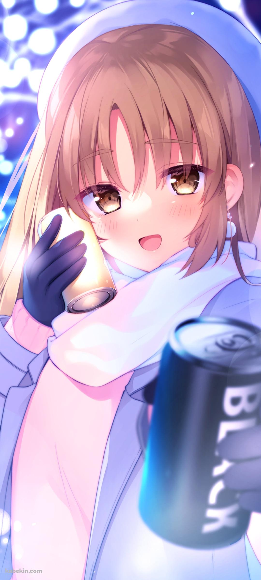 ブラック・コーヒーを差し出す可愛いシスター・クレア / 冬 / にじさんじ / バーチャルYouTuber / VtuberのAndroidの壁紙(1080px x 2400px) スマホ用