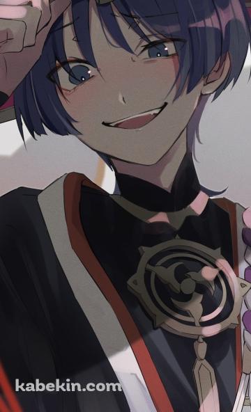 笠を持つスカラマシュ / 原神のAndroidの壁紙(360px x 592px) スマホ用