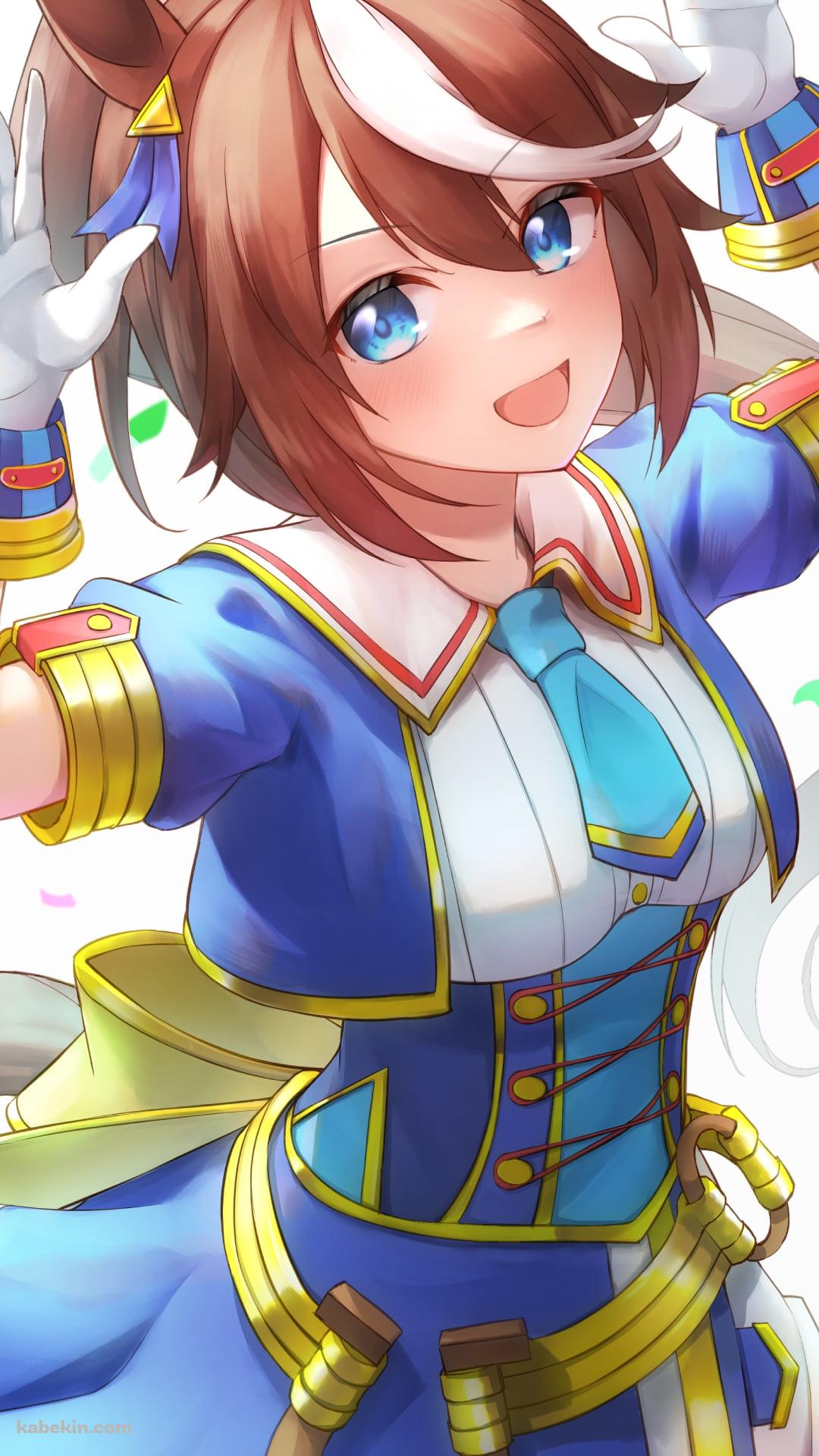 優勝して喜ぶトウカイテイオー / 可愛い / 紙吹雪 / ウマ娘プリティーダービーのAndroidの壁紙(1080px x 1920px) スマホ用