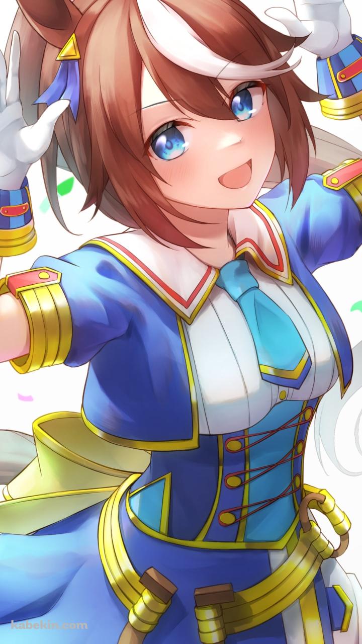優勝して喜ぶトウカイテイオー / 可愛い / 紙吹雪 / ウマ娘プリティーダービーのAndroidの壁紙(720px x 1280px) スマホ用