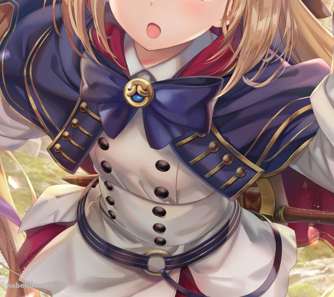 帽子に手をあててこちらを見つめる可愛いアルトリア・ペンドラゴン / アルトリア・キャスター / fate/grand orderのAndroidの壁紙(1080px x 960px) スマホ用